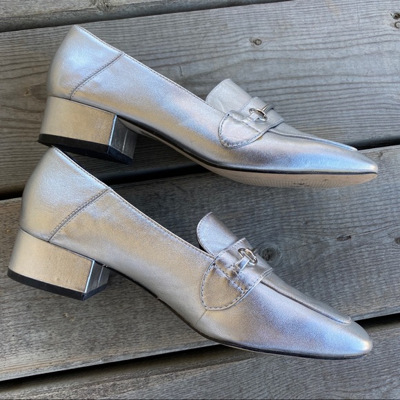 Steve Madden Timbir Silver Short Heels - Picture 9 of 12